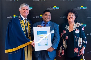 Mahbub Bin Siraz, South Australian Bangladeshi Community Association - supporting people during COVID-19 by establishing the Adelaide COVID-19 Emergency Support Group and raising funds.