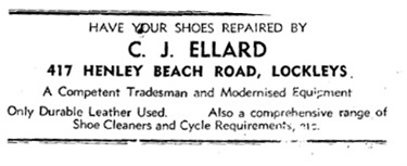 417 Henley Beach Road - C. J. Ellard Shoe Repair