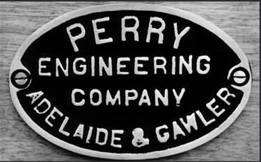 Perry Engineering nameplate