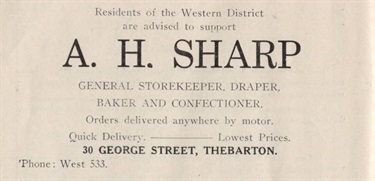 30 George Street - A. H. Sharp Store