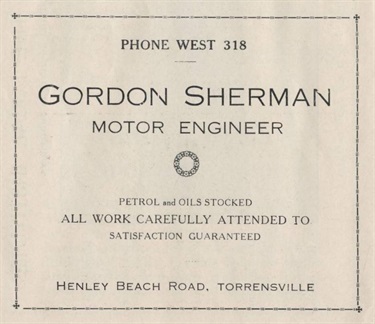 Henley Beach Road - Gordon Sherman Motor Engineer