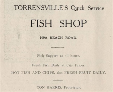 109a Beach Road - Harris Fish Shop