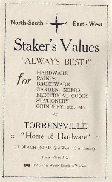 113 Beach Road - Stakers Hardware
