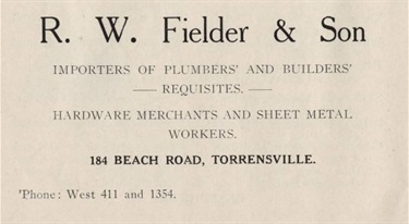 184 Beach Road - R. W. Fielder Hardware