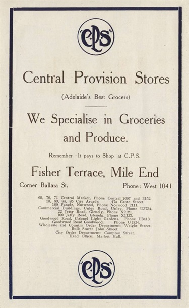 Fisher Terrace - Central Provision Stores