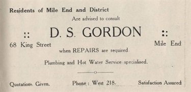 68 King Street - D. S. Gordon Plumbing