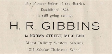 43 Norma Street - H.R. Gibbins Baker