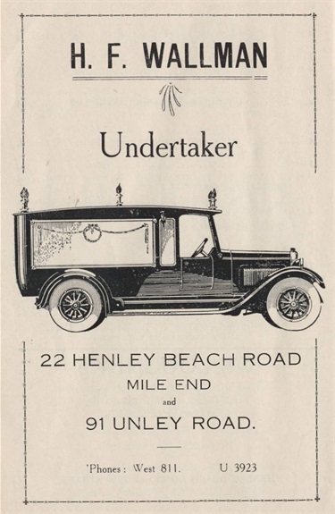22 Henley Beach Road - H.F. Wallman Undertaker
