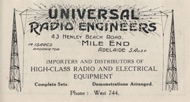 43 Henley Beach Road - Universal Radio Engineeers