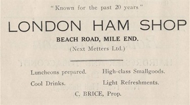 Beach Road - London Ham Shop