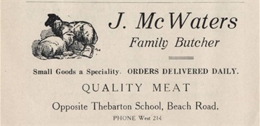 Beach Road - J. McWaters Butcher