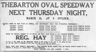 12 March 1928 Speedway