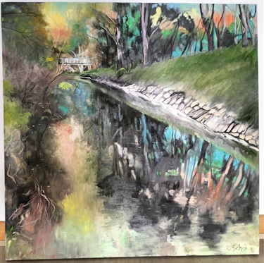 River Torrens Reflections - Carol Scholich