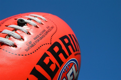 AFL football on blue sky background 600x400px.jpg