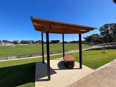 Richmond Oval Playspace Shelter and Grass Mound